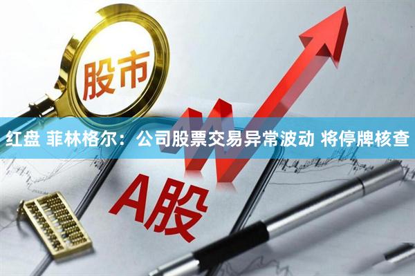 红盘 菲林格尔：公司股票交易异常波动 将停牌核查