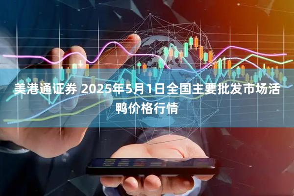 美港通证券 2025年5月1日全国主要批发市场活鸭价格行情